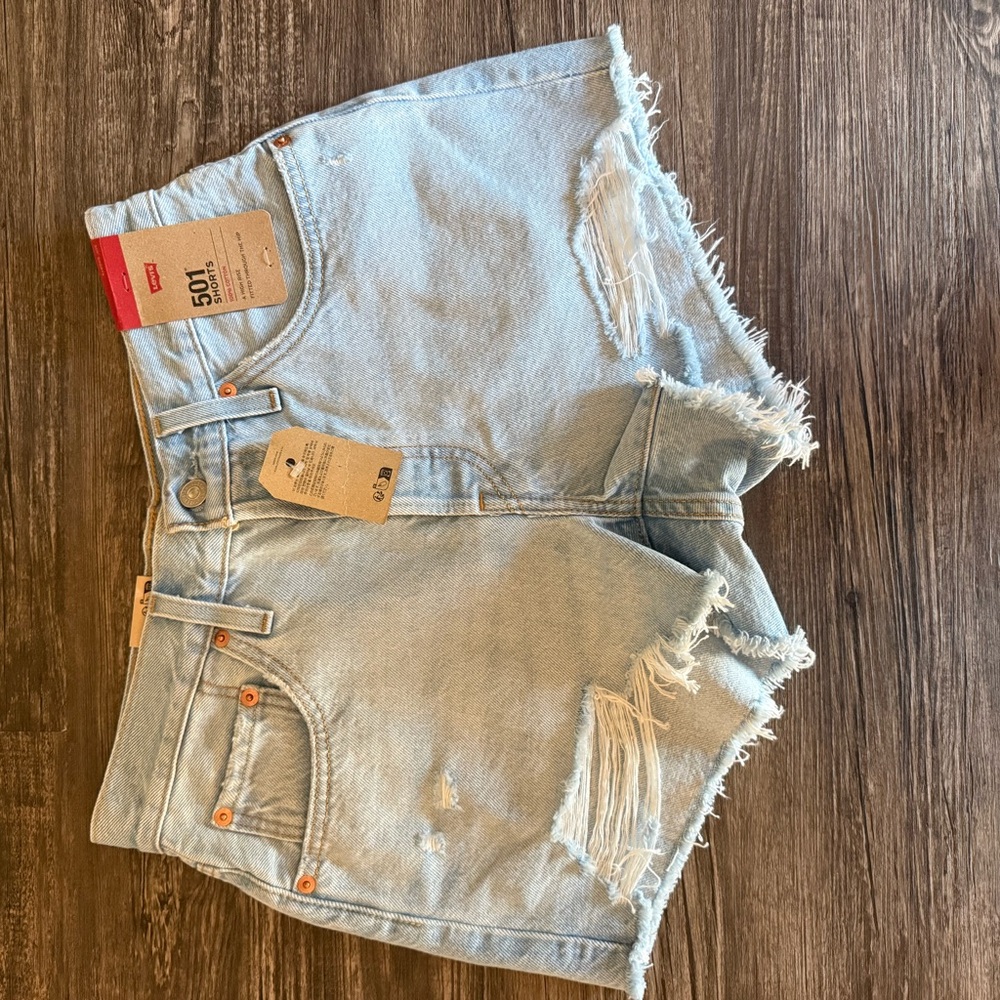Levi's 501 denim jean shorts